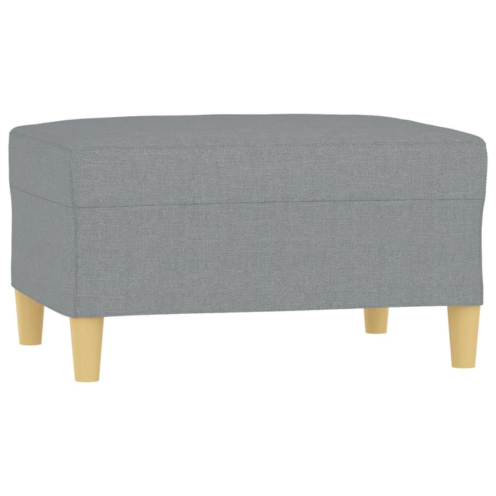 Taburet, gri deschis, 70x55x41 cm, material textil - WALTI WALTI
