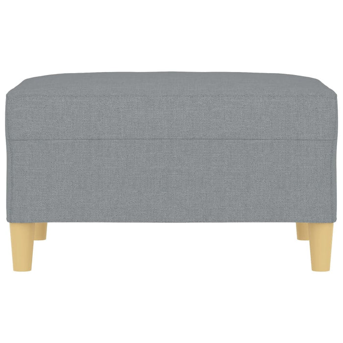 Taburet, gri deschis, 70x55x41 cm, material textil - WALTI WALTI