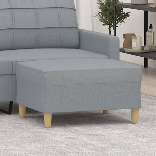 Taburet, gri deschis, 70x55x41 cm, material textil - WALTI WALTI