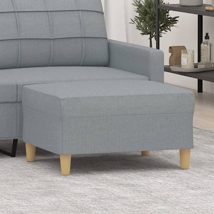 Taburet, gri deschis, 70x55x41 cm, material textil - WALTI WALTI
