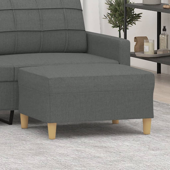 Taburet, gri închis, 70x55x41 cm, material textil - WALTI WALTI