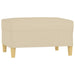 Taburet, crem, 70x55x41 cm, material textil - WALTI WALTI