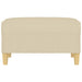 Taburet, crem, 70x55x41 cm, material textil - WALTI WALTI
