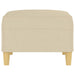 Taburet, crem, 70x55x41 cm, material textil - WALTI WALTI