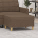 Taburet, maro, 70x55x41 cm, material textil - WALTI WALTI