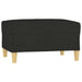 Taburet, negru, 70x55x41 cm, material textil - WALTI WALTI