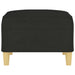 Taburet, negru, 70x55x41 cm, material textil - WALTI WALTI