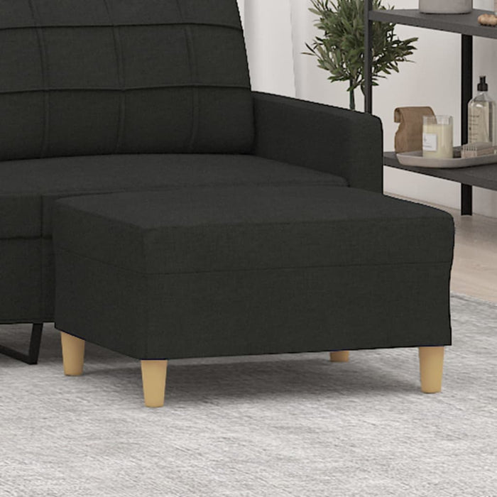 Taburet, negru, 70x55x41 cm, material textil - WALTI WALTI