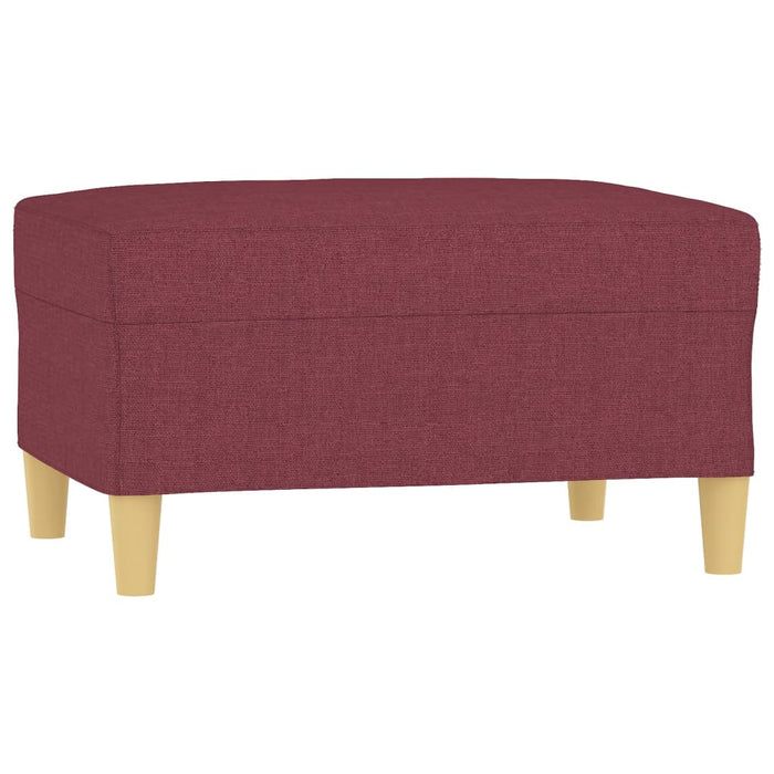Taburet, roșu vin, 70x55x41 cm, material textil - WALTI WALTI