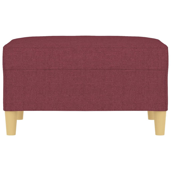 Taburet, roșu vin, 70x55x41 cm, material textil - WALTI WALTI