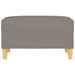 Taburet, gri taupe, 70x55x41 cm, material textil - WALTI WALTI