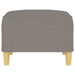 Taburet, gri taupe, 70x55x41 cm, material textil - WALTI WALTI
