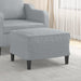 Taburet, gri deschis, 60x50x41 cm, material textil - WALTI WALTI