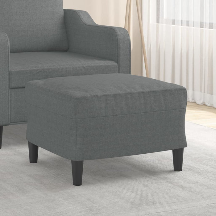 Taburet, gri închis, 60x50x41 cm, material textil - WALTI WALTI