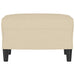 Taburet, crem, 60x50x41 cm, material textil - WALTI WALTI