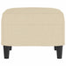Taburet, crem, 60x50x41 cm, material textil - WALTI WALTI