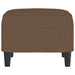 Taburet, maro, 60x50x41 cm, material textil - WALTI WALTI