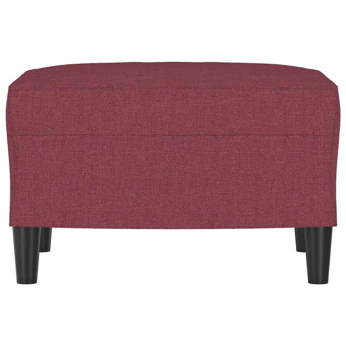 Taburet, roșu vin, 60x50x41 cm, material textil - WALTI WALTI