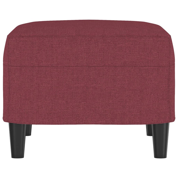 Taburet, roșu vin, 60x50x41 cm, material textil - WALTI WALTI