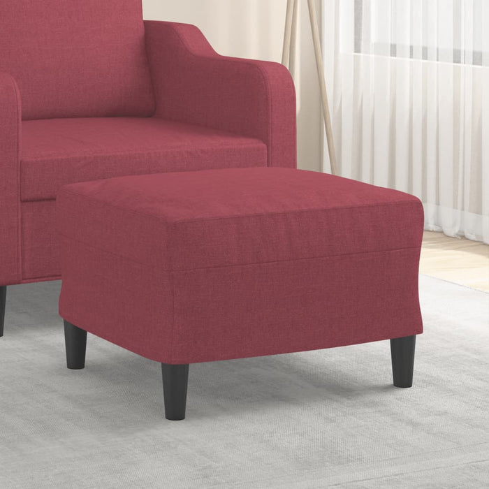 Taburet, roșu vin, 60x50x41 cm, material textil - WALTI WALTI