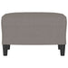 Taburet, gri taupe, 60x50x41 cm, material textil - WALTI WALTI