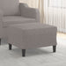 Taburet, gri taupe, 60x50x41 cm, material textil - WALTI WALTI