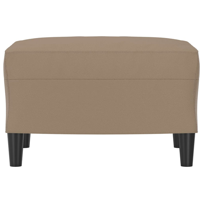 Taburet, cappuccino, 60x50x41 cm, piele ecologică - WALTI WALTI