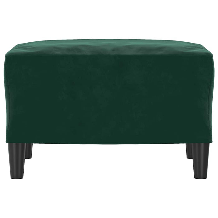 Taburet, verde închis, 60x50x41 cm, catifea - WALTI WALTI