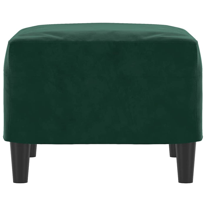 Taburet, verde închis, 60x50x41 cm, catifea - WALTI WALTI