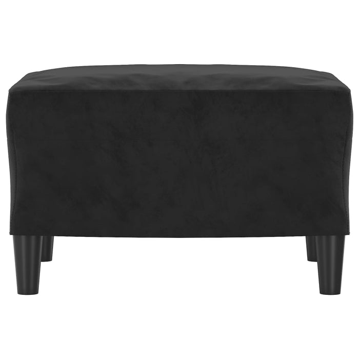 Taburet, negru, 60x50x41 cm, catifea - WALTI WALTI