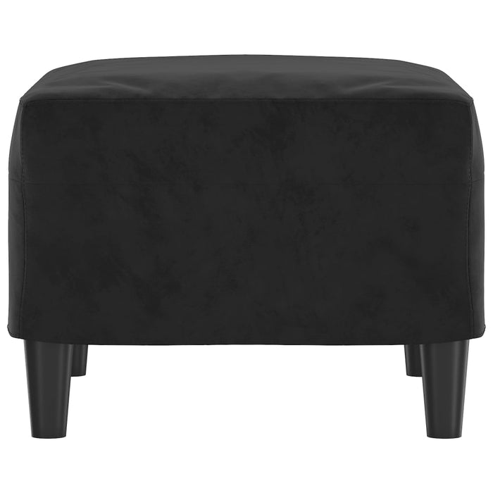Taburet, negru, 60x50x41 cm, catifea - WALTI WALTI