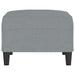 Taburet, gri deschis, 70x55x41 cm, material textil - WALTI WALTI
