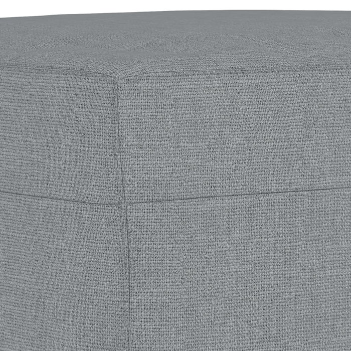 Taburet, gri deschis, 70x55x41 cm, material textil - WALTI WALTI