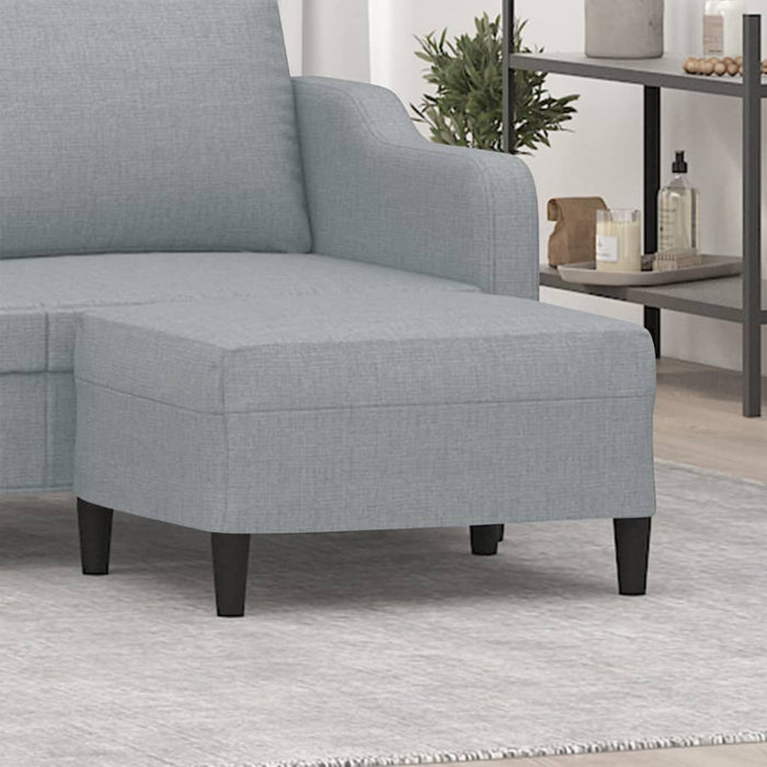 Taburet, gri deschis, 70x55x41 cm, material textil - WALTI WALTI