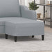 Taburet, gri deschis, 70x55x41 cm, material textil - WALTI WALTI