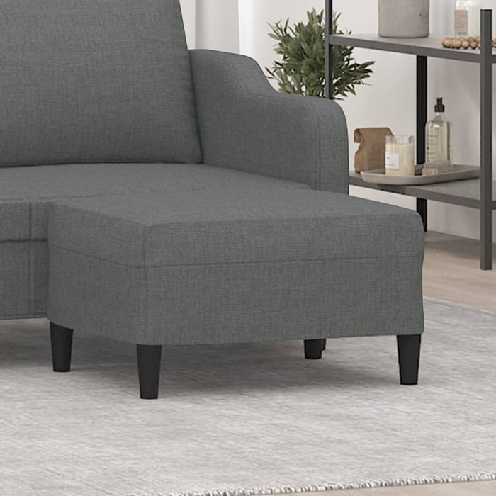 Taburet, gri închis, 70x55x41 cm, material textil - WALTI WALTI