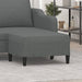 Taburet, gri închis, 70x55x41 cm, material textil - WALTI WALTI