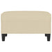 Taburet, crem, 70x55x41 cm, material textil - WALTI WALTI