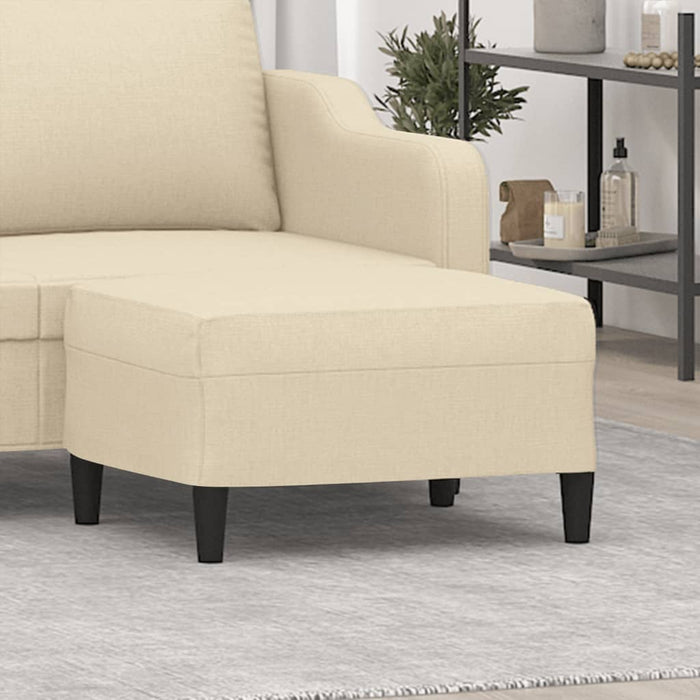 Taburet, crem, 70x55x41 cm, material textil - WALTI WALTI