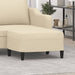 Taburet, crem, 70x55x41 cm, material textil - WALTI WALTI