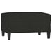 Taburet, negru, 70x55x41 cm, material textil - WALTI WALTI