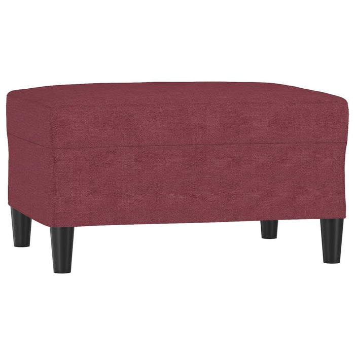 Taburet, roșu vin, 70x55x41 cm, material textil - WALTI WALTI