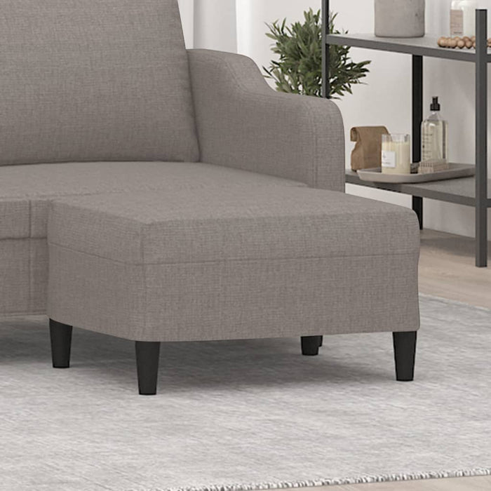 Taburet, gri taupe, 70x55x41 cm, material textil - WALTI WALTI