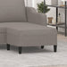 Taburet, gri taupe, 70x55x41 cm, material textil - WALTI WALTI