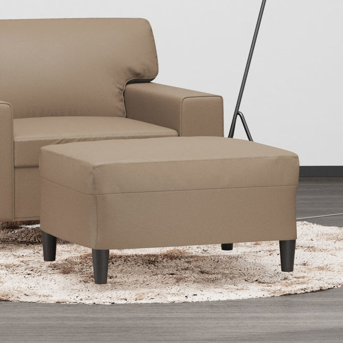 Taburet, cappuccino, 70x55x41 cm, piele ecologică - WALTI WALTI