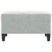 Taburet, gri deschis, 70x55x41 cm, catifea - WALTI WALTI