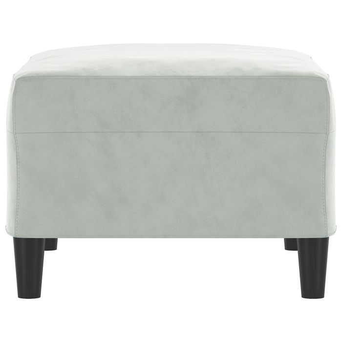 Taburet, gri deschis, 70x55x41 cm, catifea - WALTI WALTI