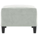 Taburet, gri deschis, 70x55x41 cm, catifea - WALTI WALTI