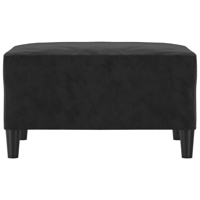 Taburet, negru, 70x55x41 cm, catifea - WALTI WALTI