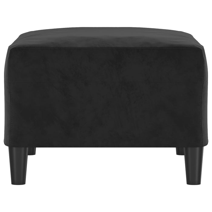 Taburet, negru, 70x55x41 cm, catifea - WALTI WALTI